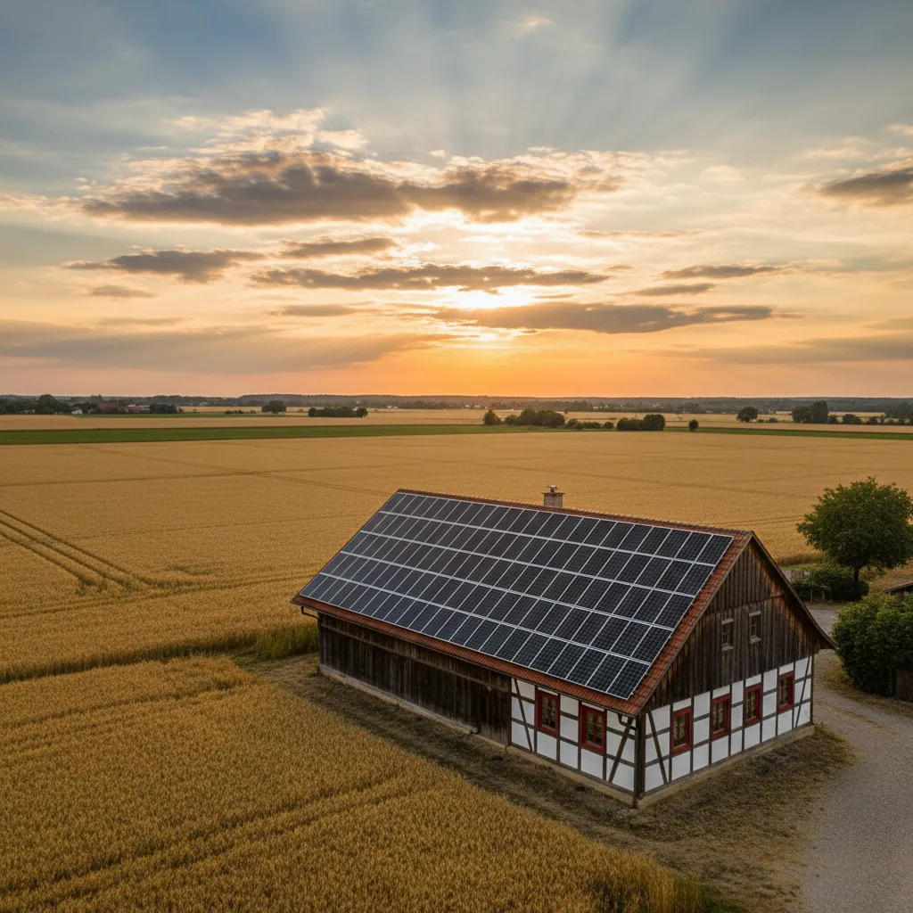 PV-Anlage in Barbing südöstlich von Regensburg
