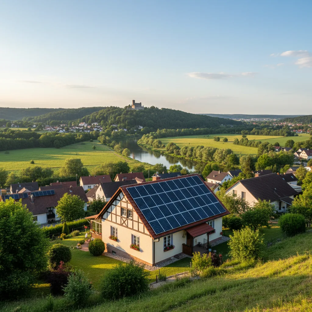 PV-Anlage in Regenstauf nördlich von Regensburg